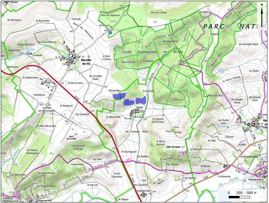 Le choix de la localisation du parc