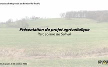 Présentation du projet agrivoltaïque du Parc solaire de Salival